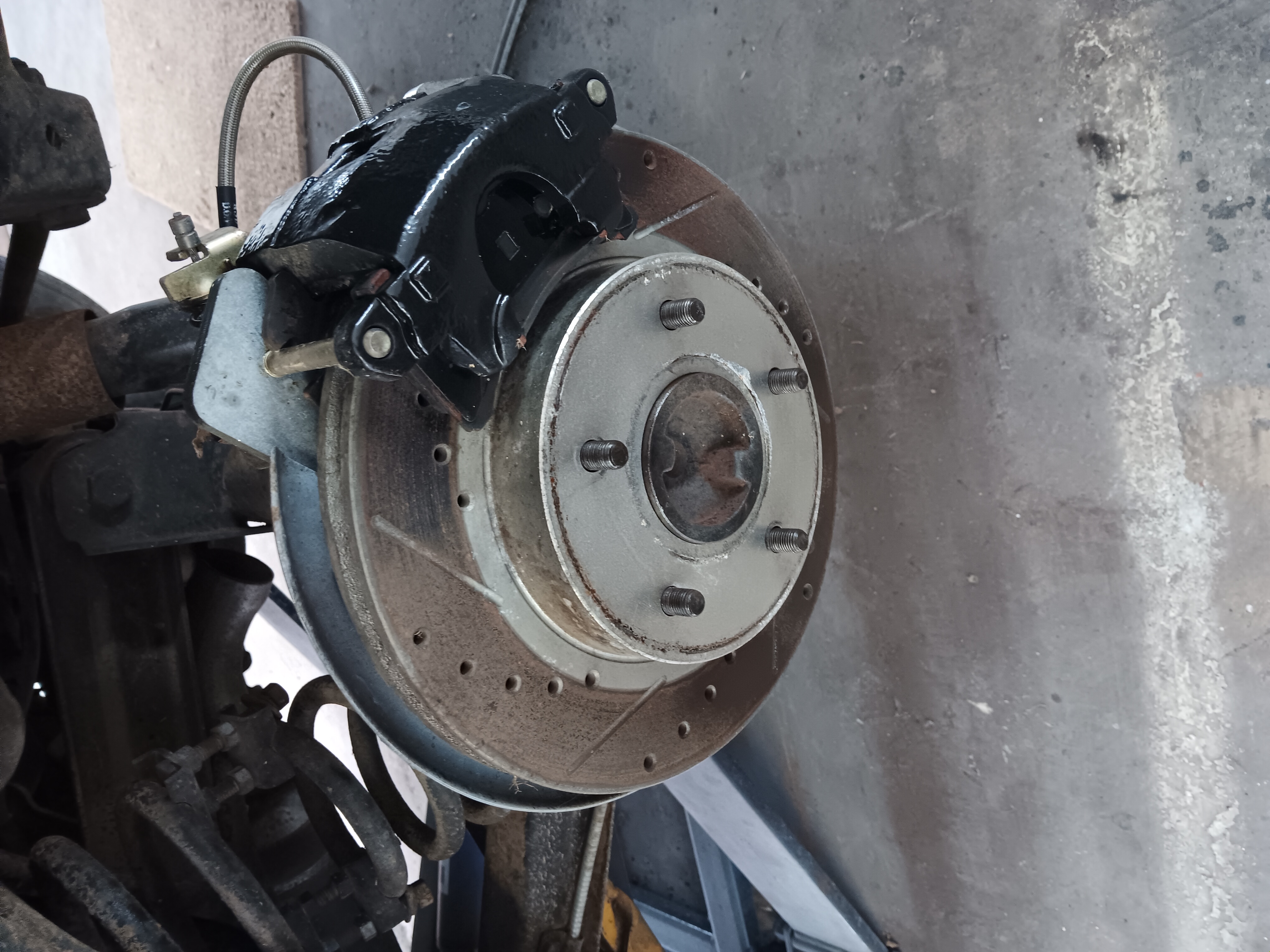 Impala rear disc brake